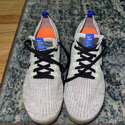 NIKE Air VaporMax Flyknit 3 Vast Grey/Volt Size: 12 | eBay