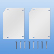 Endkappenset 100x70mm Aluminium für Kastenrinne  Weiß / Grau / Braun / Anthrazit