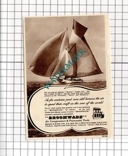 Schooner SUSANNE Broomwade  Broom & Wade Advert - 1955 Cutting