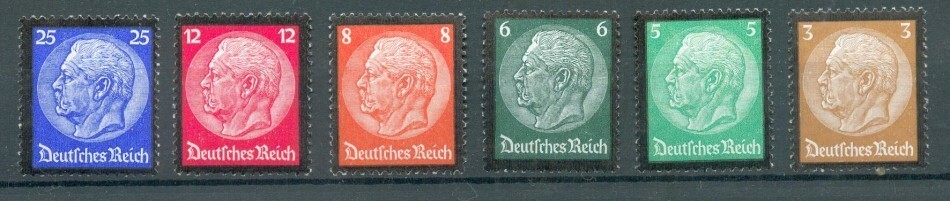 DR-3.Reich 548/53 548-553 Set** MNH Postfrisch 150EUR