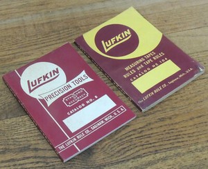 ORIGINAL LUFKIN RULE Co. CATALOG LOT-Nos. 8 & 104-TAPES-PRECISION TOOLS