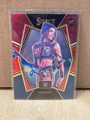 2022 #121 Cora Jade Panini Select WWE NXT 2.0 Premier Level Red-Blue 