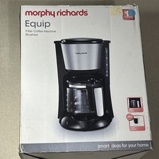 Morphy Richards 162501 Filter Coffee Machine - Black..no filter included 
