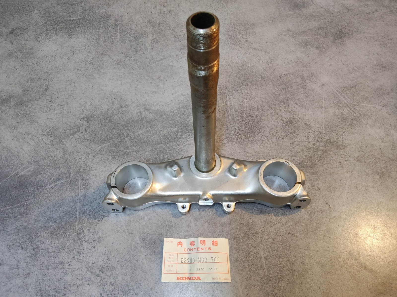 Té de fourche inférieur de rechange pour rénovation suspension avant Honda XL 600 RM LM 1985