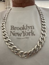 Available to buy from 9th February. 925 Silver Mens Neck Chain, 556 Grams unique