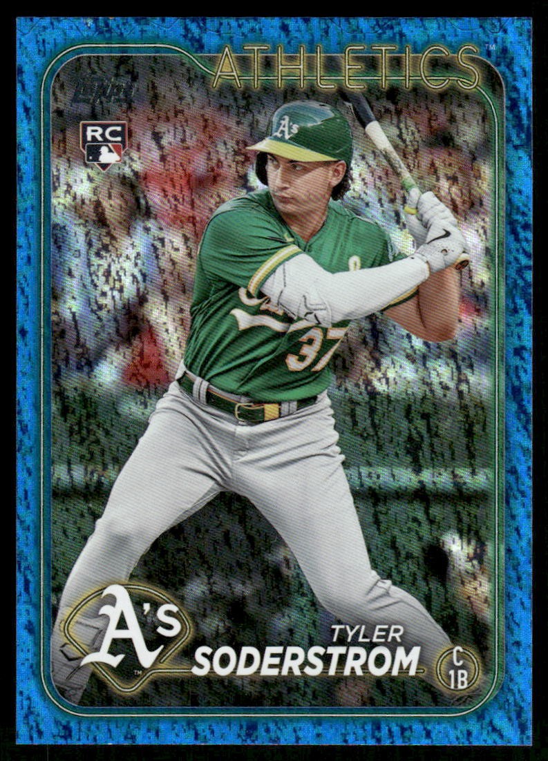 2024 Topps #244 Tyler Soderstrom Blue Holofoil #/999
