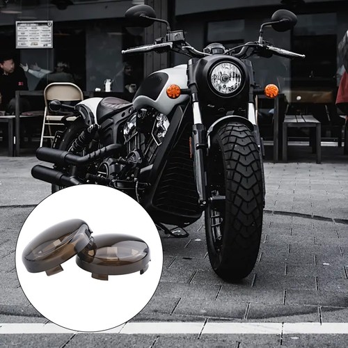 Upgrade Your For Harley's Lighting with Smoke Lens Covers for Turn Signals - Picture 8 of 12