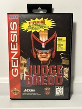 Judge Dredd (Sega Genesis, 1995) CIB Complete W/manual - Excellent Condition
