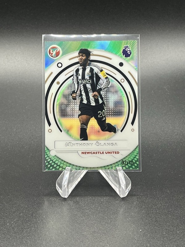 2026 Topps Pristine EPL Anthony Elanga /10 Malachite Newcastle United