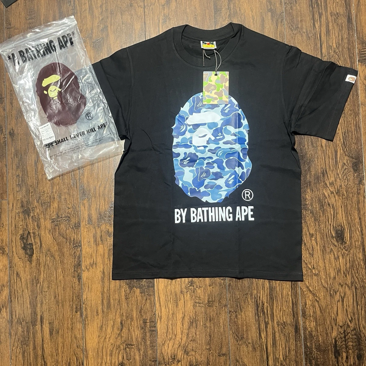A Bathing Ape Short Sleeve Blue Shirts for Men for sale | eBay