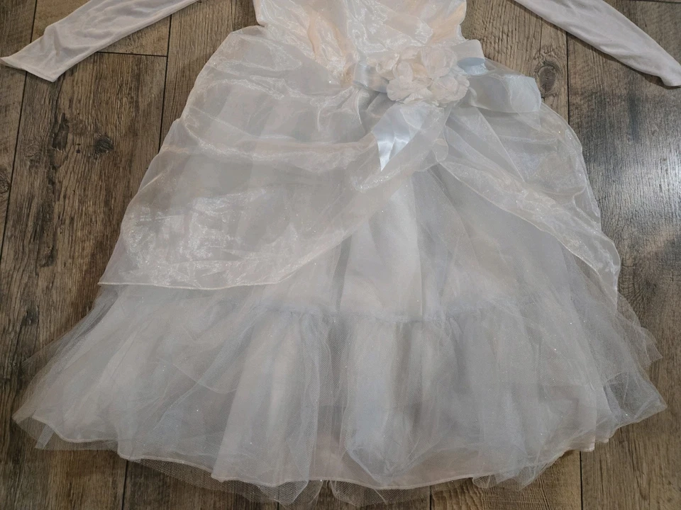 Disney Cenicienta Deluxe Disfraz de Boda Disney Vestido Encuadernado Niñas Talla 10 Foto 2 de 4