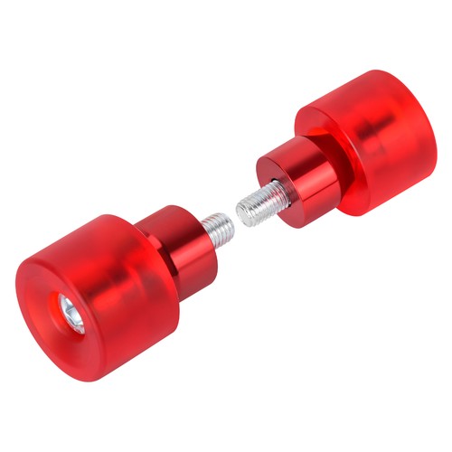 2x Protectores de Motor Barras de Choques 12mm Extremo Bolas Protector Rojo Para Harley - Imagen 11 de 17