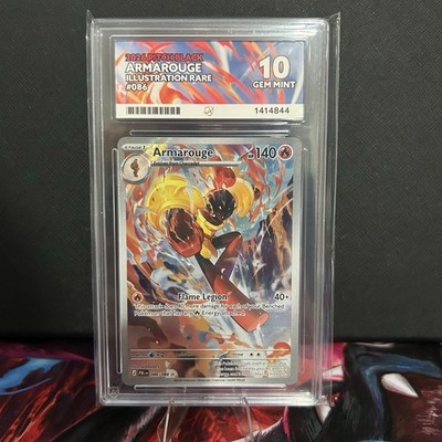 Armarouge 086/084 - Pitch Black - Ace 10 - Pokémon TCG Perfect Subgrades