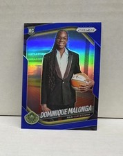 DOMINIQUE MALONGA 2025 WNBA Prizm BLUE PRIZM ~ ROOKIE VARIATION #'d /199