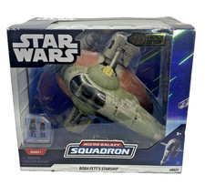 New Star Wars Micro Galaxy Squadron Boba Fett's Starship Launch Edition Series 1