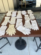 Vintage As Is Lot White Dress Gloves