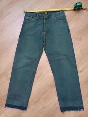 Men Lee Jeans Green Denim 33 / L / 48