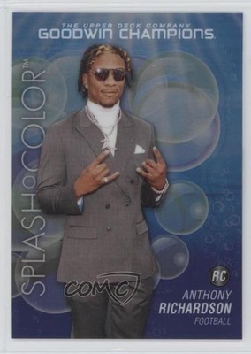 2023 Goodwin Champions Aquamarine 16/75 Anthony Richardson #SCP-95 Rookie RC og2