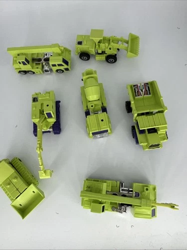 Transformers G1 Devastator Constructicons Vintage 1985 Figure Lot Of 7 *READ*