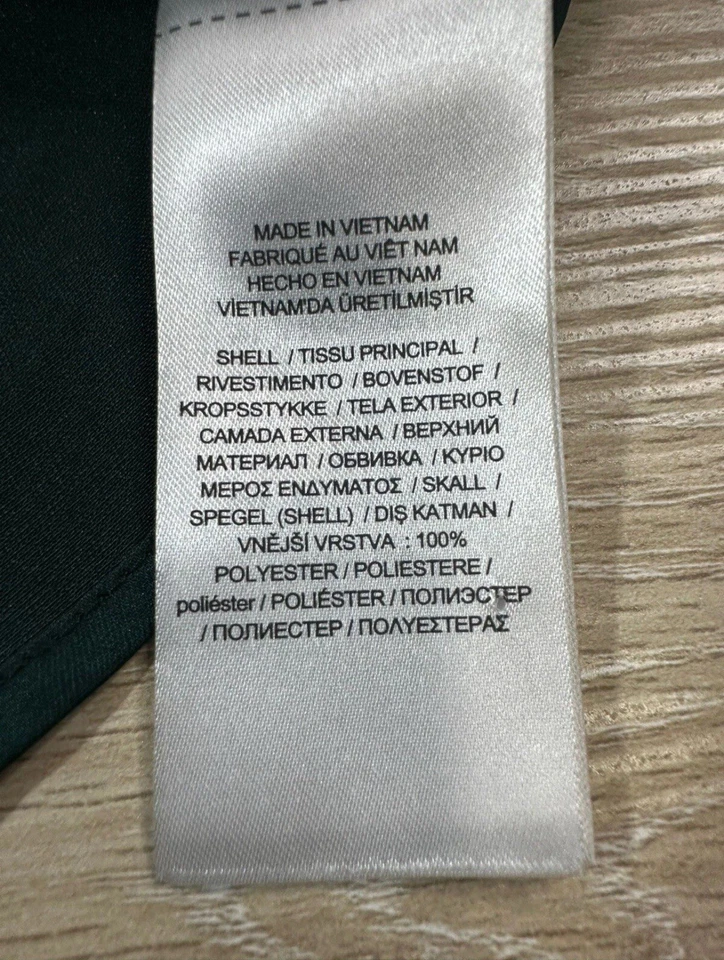 Camisa Polo Ralph Lauren Mujer Verde S Metálica Satén Poliéster Manga Larga Foto 4 de 4