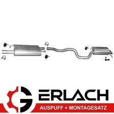 Auspuffanlage für Vw Transporter T5 2.0 2.5 TDI BiTDI 4motion kurz Auspuff 6979