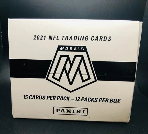 2021 Panini Mosaic Football Cello/Value Pack Box - 12 Factory Sealed Packs/box