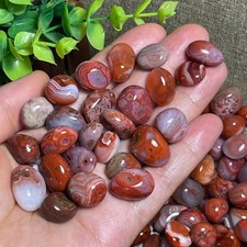 50g Tumbled Stone red agate stone raw rock polished gemstone Healing Crystal