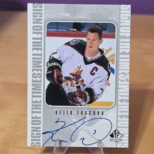 1998-99 SP Authentic - Sign of the Times Keith Tkachuk #KT (AU)