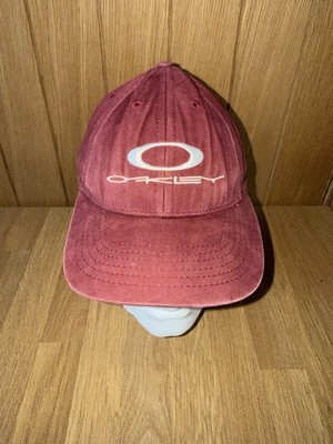 Vintage 1990s Oakley O Matter Genuine Software Red Cap One Size Adjustable