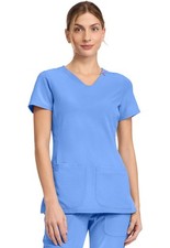 Med Couture Scrubs Women's V-Neck Top MC702 CIEL Ciel Free Ship