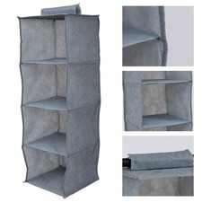  Armadio Portaoggetti Portatile Sospeso-Organizzatore Abiti con