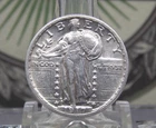 1917 "P" Standing Liberty Silver Quarter **TYPE 2** SLQ 25c #EC6 ECC&C, Inc.
