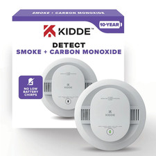 Kidde 30CUD10 10-Year Sealed Lithium Battery-Operated Combination Smoke  Carbon