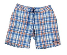 Vineyard Vines Mens Plaid Board Shorts Swim Trunks Size 30 Unlined Preppy Summer