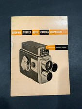 Kodak Brownie Turret Movie Camera Instructions....Free Shipping