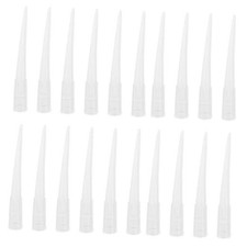 100 Pcs Plastic Flower Stems Tube, Clear Pointed End Floral Tubes Holder for