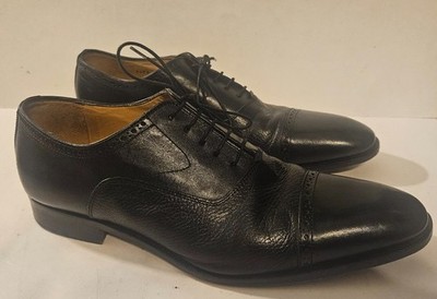 MERCANTI FIORENTINI 7179 Mens Black Italy Oxford Lace Up Shoes - Sz 11 M