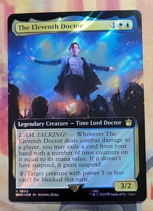 11th doctor mtg card The Eleventh Doctor (Extended Art) [Doctor Who] – TokenMTG