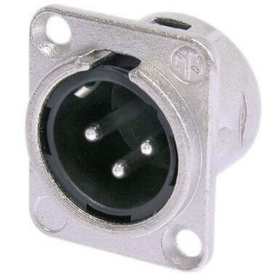 NEUTRIK XLR-Einbau Stecker 3 pol. male NC 3 MDL 1 | Neu