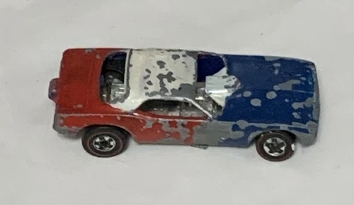 Hot Wheels Redline 1974 Flying Colors Top Eliminator Funny Car Cuda