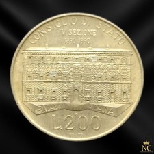 Italie – 1990 – 200 lires Conseil d état (N1902)