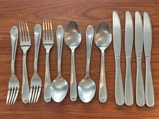 Dash Of That Flatware Stainless Forks Knives Tablespoons lot 12