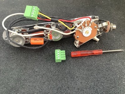 Lötfreier Pro Telecaster Tele Kabelbaum. Sprague Drop. Diskantblutung. UK