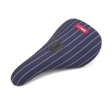 Kink Slim Pinstripe Navy Blue Pivotal BMX Seat Brand New