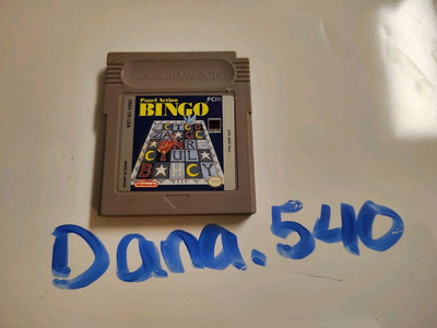 Nintendo GameBoy game - Panel Action Bingo cartridge