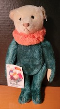 Steiff 1987 Circus Dolly Bear Green LE 2,500 1913 Replica 0164/32 White Ear Tag