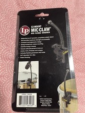 LP EZ-Mount Mic Claw with flexible gooseneck ...