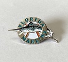 Vintage Mlb Florida Marlins Enamel Pin Team Logo Pinback