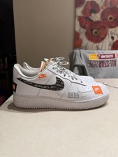 nike air force 1 premium just do it jdi gs white orange black