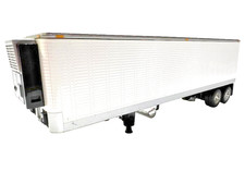 DCP FIRST GEAR 1/64 SCALE WHITE SILVER TANDEM AXLE VINTAGE TRAILER W REEFER